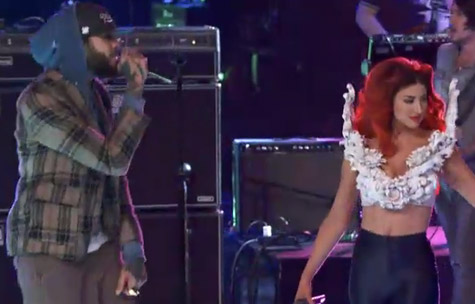 Travie McCoy and Neon Hitch