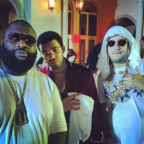 Rick Ross, Drake, and French Montana