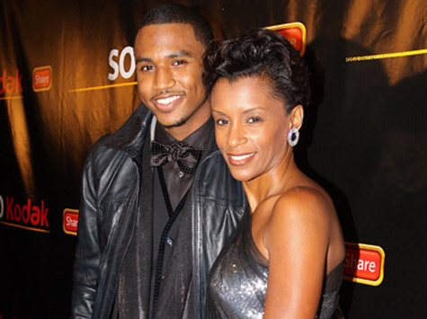 Trey Songz and mother