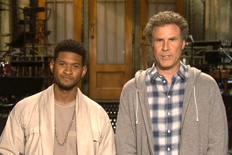 Usher and Will Ferrell