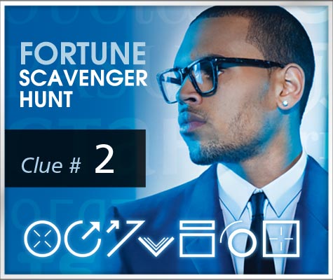 Chris Brown Scavenger Hunt Clue #2