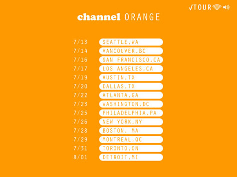 Channel Orange Tour