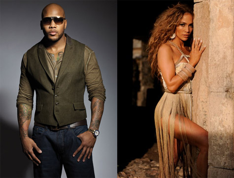 Flo Rida and Jennifer Lopez