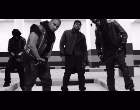 Big Sean, Kanye West, Pusha T, and 2 Chainz