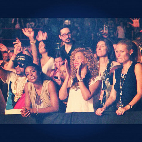 The-Dream, Kelly Rowland, Beyoncé, and Gwyneth Paltrow
