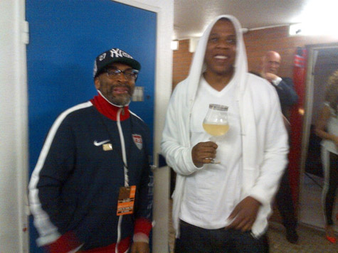 Spike Lee and Jay-Z