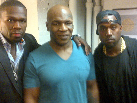 50 Cent, Mike Tyson, and Kanye West