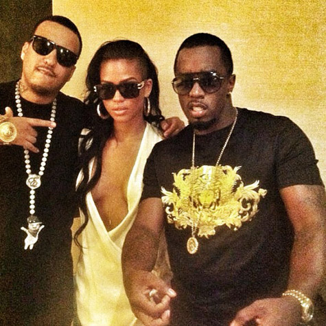 French Montana, Cassie, and Diddy