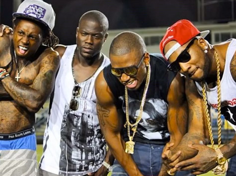 Lil Wayne, Kevin Hart, Trey Songz, and Young Jeezy
