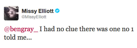 Missy Elliott Tweet