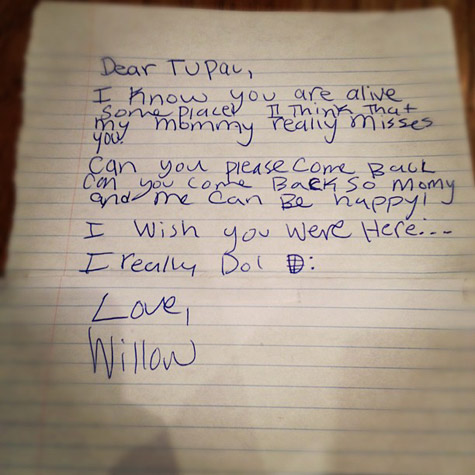 Willow Smith Letter