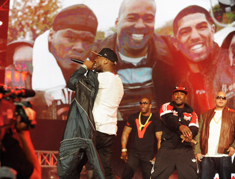 50 Cent, Busta Rhymes, Phife Dawg, and Fat Joe