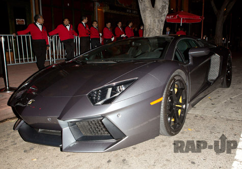 Chris Brown's Lamborghini