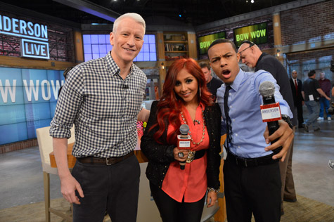 Anderson Cooper, Snooki, and Bow Wow