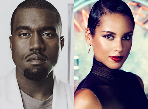 Kanye West and Alicia Keys
