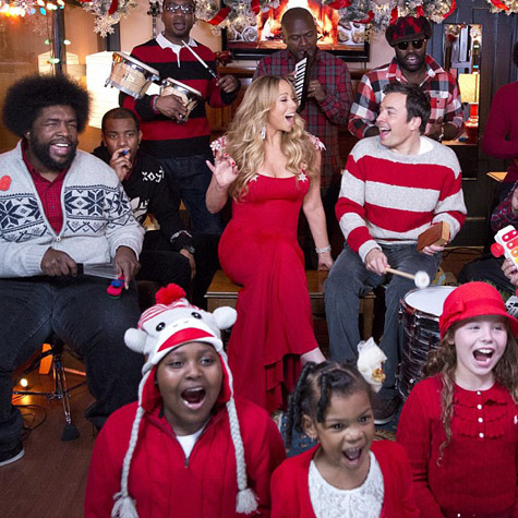 Mariah Carey, Jimmy Fallon, and The Roots
