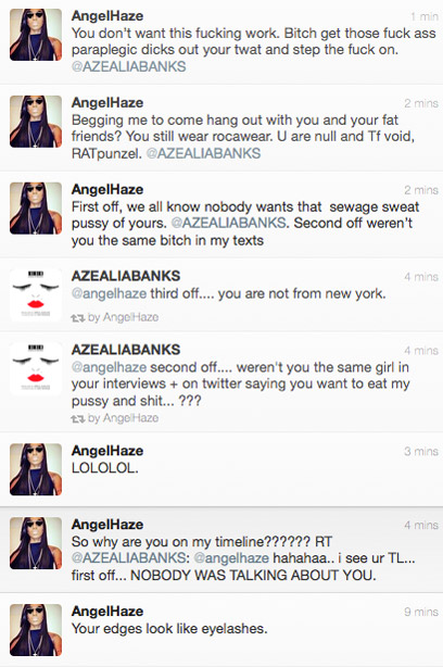 Angel Haze Tweets