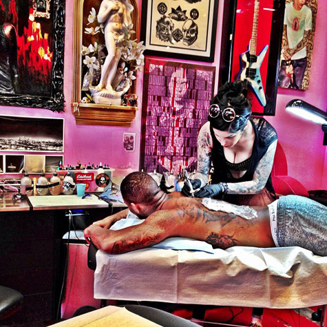 The Game and Kat Von D