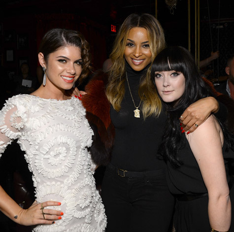 Leah LaBelle, Ciara, and Ginny Blackmore