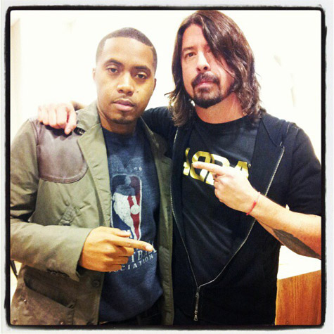 Nas and Dave Grohl