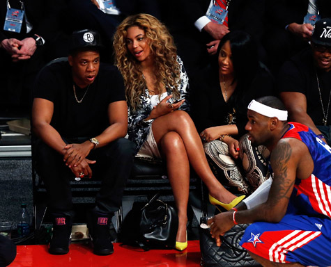 Jay-Z, Beyoncé, and LeBron James