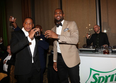 Jay-Z and LeBron James