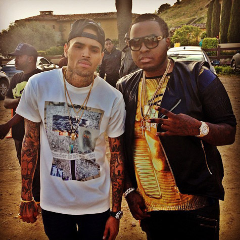 Chris Brown and Sean Kingston