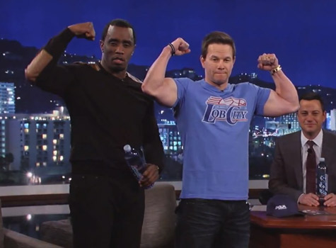 Diddy and Mark Wahlberg