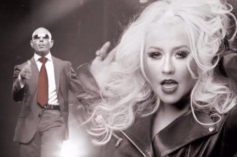 Pitbull and Christina Aguilera