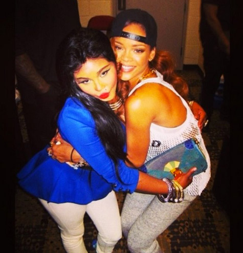 Lil' Kim and Rihanna