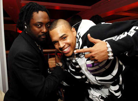 will.i.am and Chris Brown