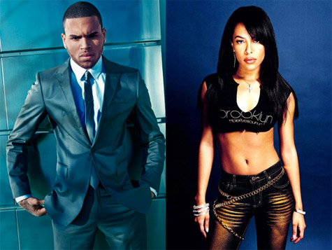 Chris Brown and Aaliyah