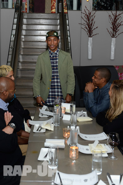 Pharrell, Jay-Z, and Beyoncé