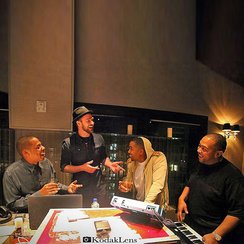 Jay-Z, Justin Timberlake, Nas, and Timbaland