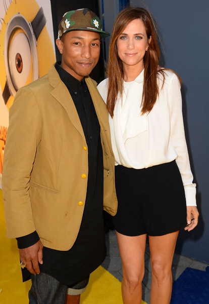 Pharrell and Kristen Wiig