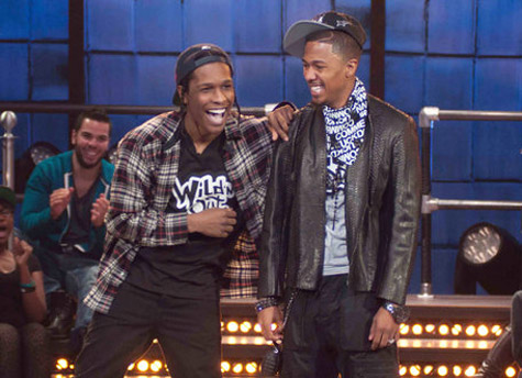 A$AP Rocky and Nick Cannon
