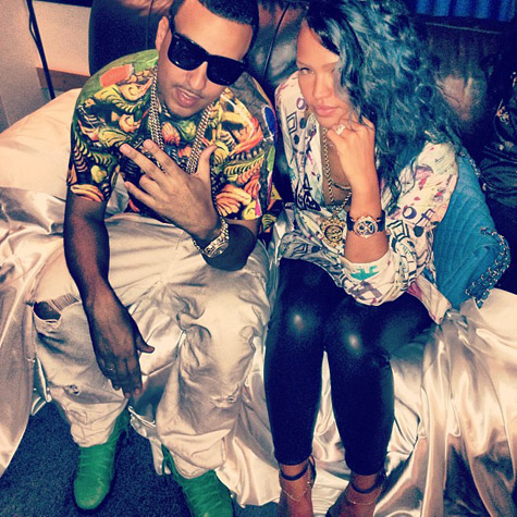 French Montana and Cassie