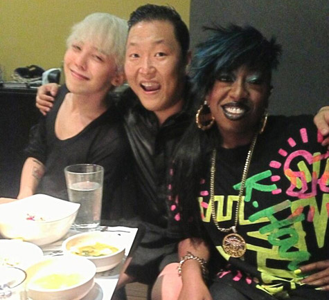 G-Dragon, PSY, and Missy Elliott