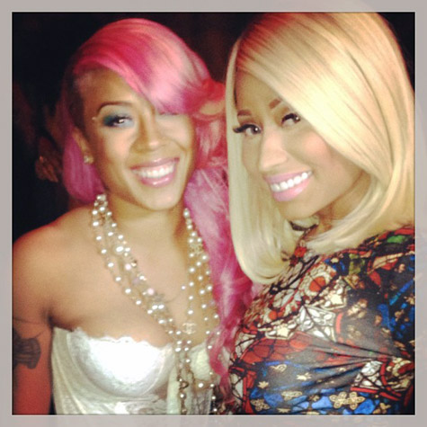 Keyshia Cole and Nicki Minaj