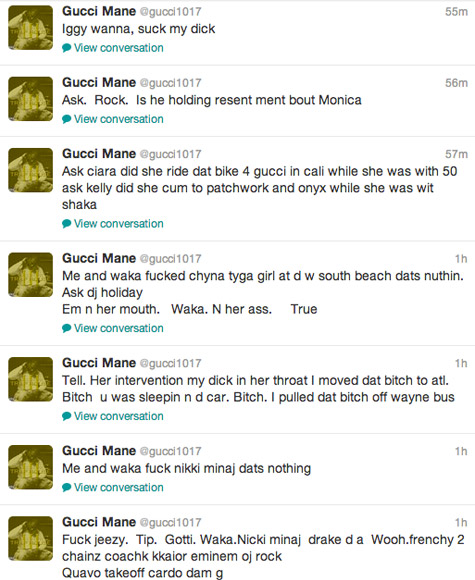 Gucci Mane Tweets
