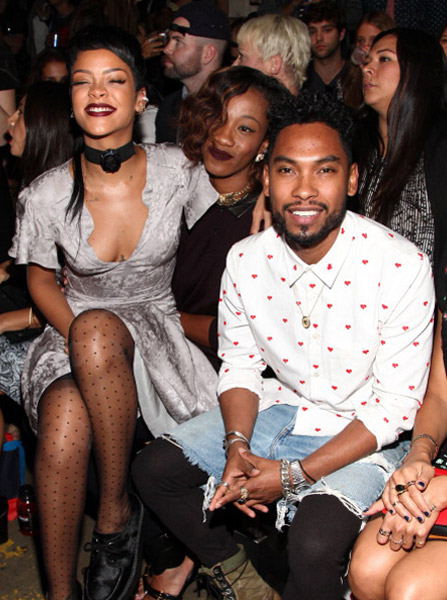 Rihanna, Melissa Forde, and Miguel