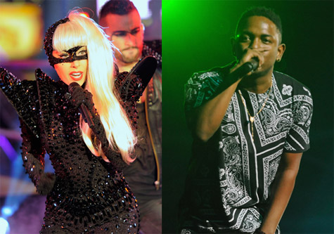 Lady Gaga and Kendrick Lamar