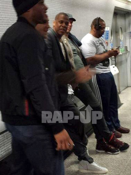 Jay Z, Chris Martin, and Timbaland