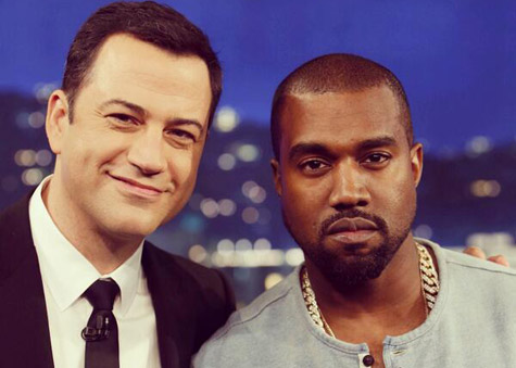 Jimmy Kimmel and Kanye West