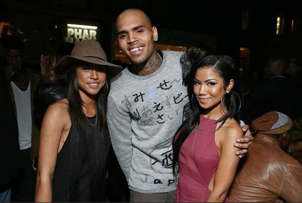 Karrueche Tran, Chris Brown, and Jhené Aiko