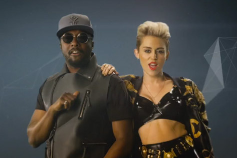 will.i.am and Miley Cyrus