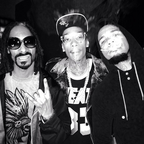Snoop Dogg, Wiz Khalifa, and The Game