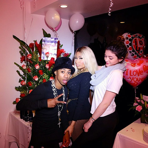 Lil Twist, Nicki Minaj, and Kylie Jenner