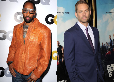 RZA and Paul Walker
