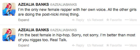 Azealia Banks Tweets